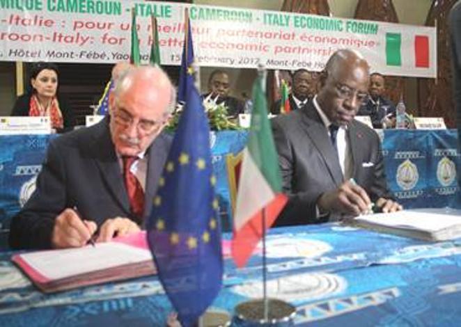 Yaoundé: Signature of the Memorandum of Understanding.
