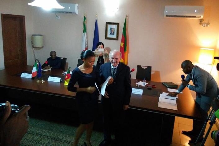 Graduation of Master students in journalism at the Advanced School of Science and Technology of Information and Communication (ESTICC) in Yaoundé II.