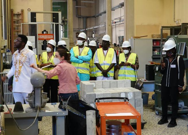 Visit to the construction materials laboratory